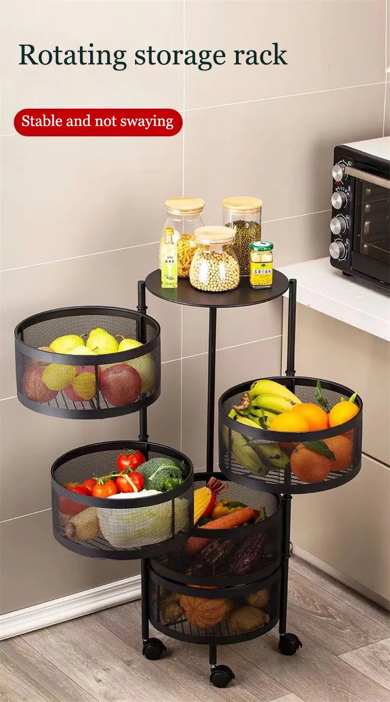 Rotating Multi Layer Storage Rack